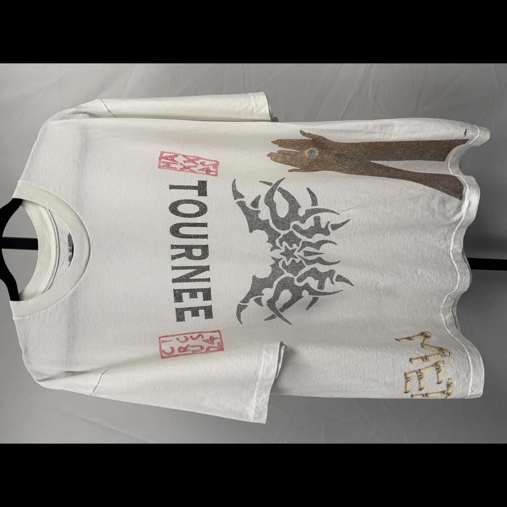 Travis Scott Metlife Tournee Tshirt "Vintage White" XL
